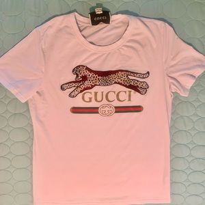 Gucci leopard tee shirt